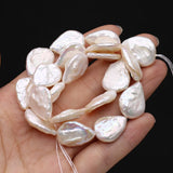 Freshwater Pearl Drop Shape Spacer Beads for Jewelry Making