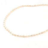 Natural Freshwater Pearl Beaded High Rice Shape Loose Beads