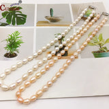 Freshwater Pearl Beads High Rice Shape for Jewelry DIY