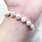 Freshwater Pearl Beaded Rice Shape Loose Beads for DIY Jewelry