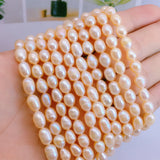 Freshwater Pearl Beads High Rice Shape for Jewelry DIY