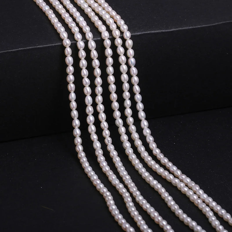 Freshwater Pearl High Rice Shape Loose Beads for Jewelry