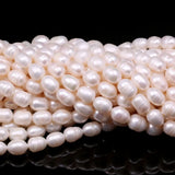 Pearl Beaded High Rice Shape Loose Beads for Jewelry DIY