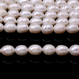 Pearl Beaded High Rice Shape Loose Beads for Jewelry DIY
