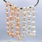 Freshwater Pearl Beaded Rice Shape Loose Beads for DIY Jewelry