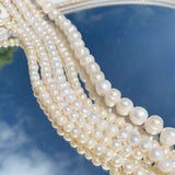 Freshwater Pearl Beaded High Round Shape Loose Beads for Jewelry DIY