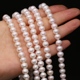 Natural Freshwater Pearl Beaded High Round Shape Punch Loose Beads