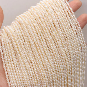 Natural Freshwater Pearl Beads for Jewelry Making DIY Necklace Bracelet 2-2.5mm