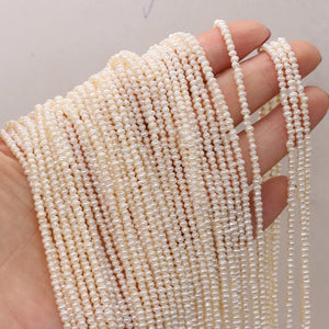 Natural Freshwater Pearl Beads for Jewelry Making DIY Necklace Bracelet 2-2.5mm