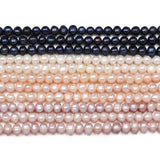 6-7mm Freshwater Pearl Spacer Beads for Jewelry Making