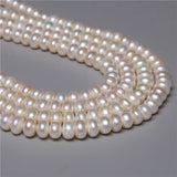 Natural Freshwater Pearl Beading Isolation Bead Punch Loose Beads DIY Necklace