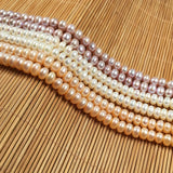 Natural Freshwater Pearl Beading Flat Shape Isolation Punch Loose Beads