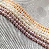 Natural Freshwater Pearl Beading Flat Shape Isolation Punch Loose Beads