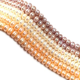 Natural Freshwater Pearl Beading Flat Shape Isolation Punch Loose Beads