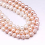 10-11mm Natural Freshwater Pearl Spacer Beads for DIY Jewelry Making