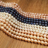 Freshwater Pearl Round Loose Beads For DIY Jewelry Making