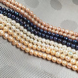 Freshwater Pearl Round Loose Beads For DIY Jewelry Making