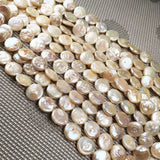 Natural Freshwater Pearl Beads Round Shape Loose Beads DIY Jewelry Making