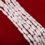 Natural Freshwater Pearl Beading Loose Isolation Beads DIY Jewelry Making 8x17mm