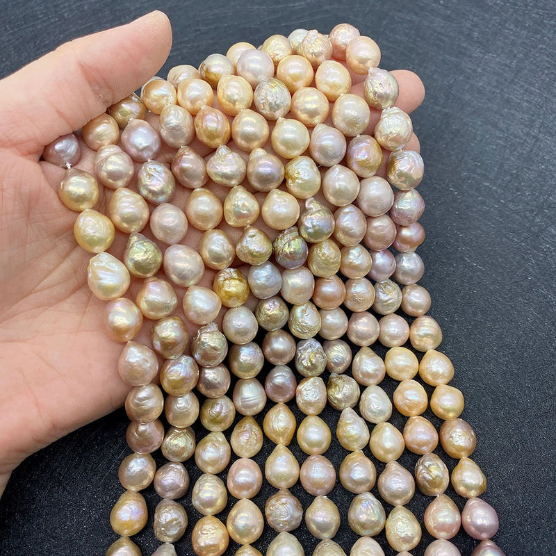 11-12mm AA Purple Baroque Pearl Beads, DIY Necklace Bracelet Accessory