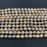 11-12mm AA Purple Baroque Pearl Beads, DIY Necklace Bracelet Accessory