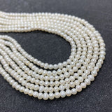 2mm Freshwater Pearl Beads Round Jewelry Making DIY