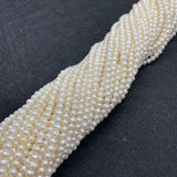 2mm Freshwater Pearl Beads Round Jewelry Making DIY