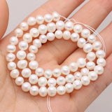 Natural Freshwater Pearl Beads Round Loose Beads 5-11mm for DIY Jewelry Making