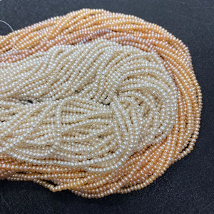3mm Freshwater Pearl Beads Small Potato Jewelry Making