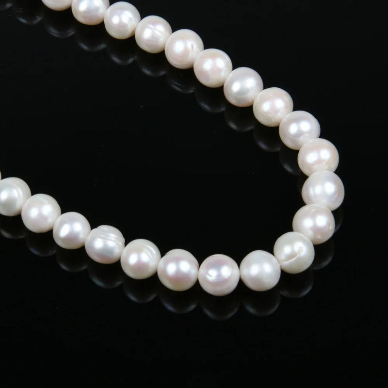 Natural Freshwater Pearl Beads AA High Punch Loose for DIY Jewelry