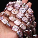 Baroque Purple Freshwater Pearl Beads Loose Spacer for Jewelry Making