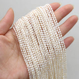 Freshwater Pearl Beads Small Loose Spacer Seed Beads for DIY Jewelry Making