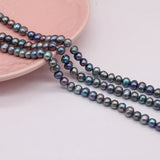 Natural Freshwater Pearl Beads Nearround Loose Isolation Beads