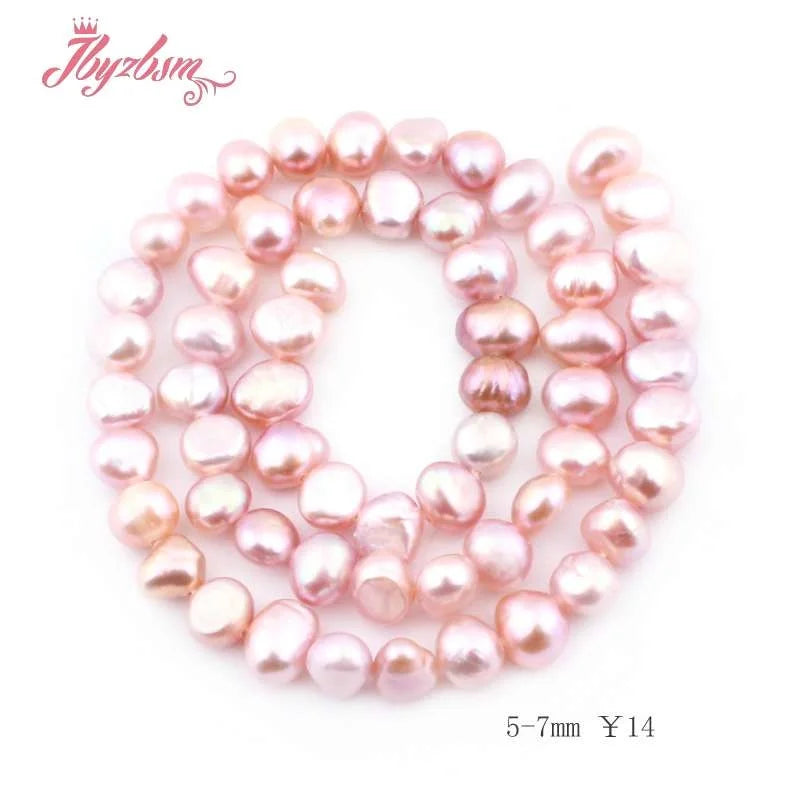 Purple Stone Beads 5-7mm Strand 14.5"
