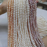Natural Freshwater Pearl Beads Loose for DIY Women Jewelry Making