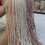 Natural Freshwater Pearl Beads Loose for DIY Women Jewelry Making