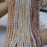 Natural Freshwater Pearl Beads Loose for DIY Women Jewelry Making
