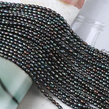 Real Freshwater Pearl Beads High Beige Oval Pearls DIY Jewelry