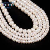 Natural Freshwater Pearl Beads High Irregular Flat Shape Punch Beads