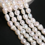 Natural Freshwater Pearl Beads High Irregular Shape Punch Loose Beads