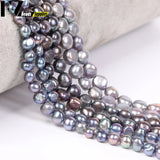 Multicolor Half Round Freshwater Pearl Beads For Jewelry Making