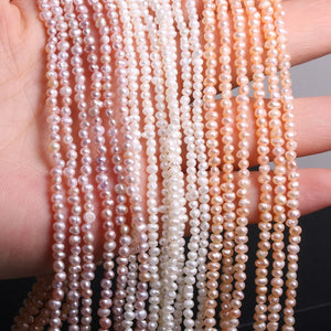Natural Freshwater Pearl Beads High Oval Loose Beads