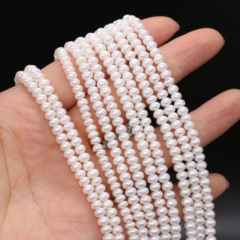 Freshwater Pearl Beads High Pearls 3-4mm DIY Jewelry Making 36cm Strand