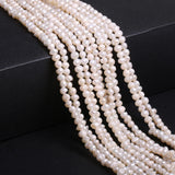 Natural Freshwater Pearl Beads High Potato-shaped Punch Loose Beads