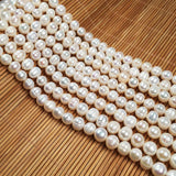 Freshwater Pearl Beads High Rice Shape Loose Beads Jewelry Making DIY