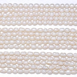 Freshwater Pearl Beads High Rice Shape Loose Beads for DIY Necklace Bracelet