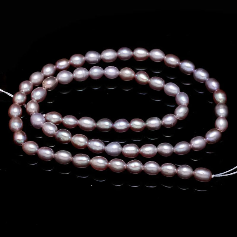 4-5MM Rice Shape Freshwater Pearl Beads for Jewelry Making