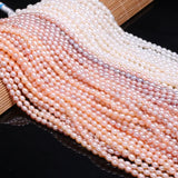 4-5MM Rice Shape Freshwater Pearl Beads for Jewelry Making