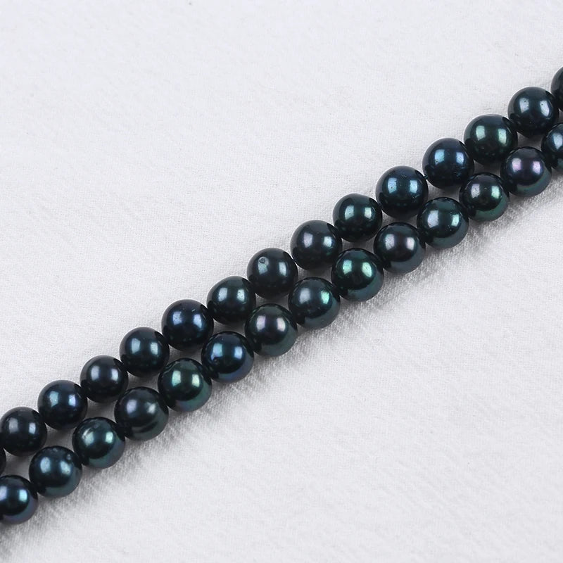 8-9mm Freshwater Pearl Beads High Round Punch DIY Jewelry Making