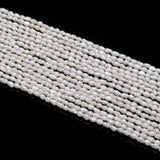 Natural Freshwater Pearl Beads High Shape Punch Loose Beads DIY Jewelry 2-2.5mm